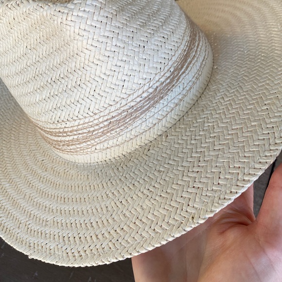 Rag & Bone Panama Packable Fedora Straw $225 - Picture 10 of 11